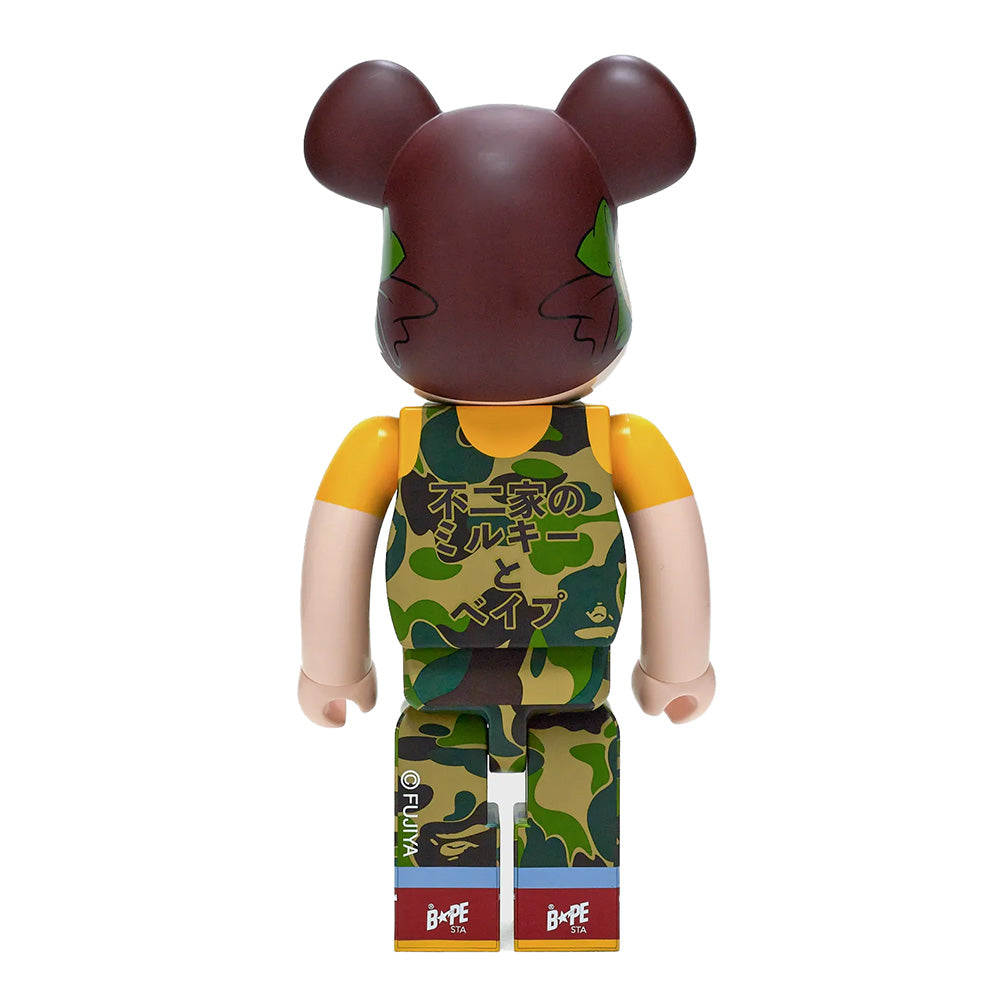 BEARBRICK 1000% BAPE X PEKO-CHAN GREEN