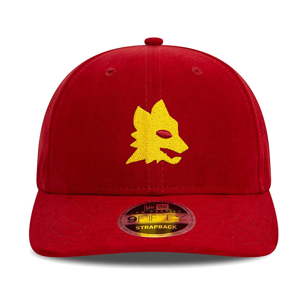 NEW ERA SUEDE AS ROMA RED 9FIFTY CAP