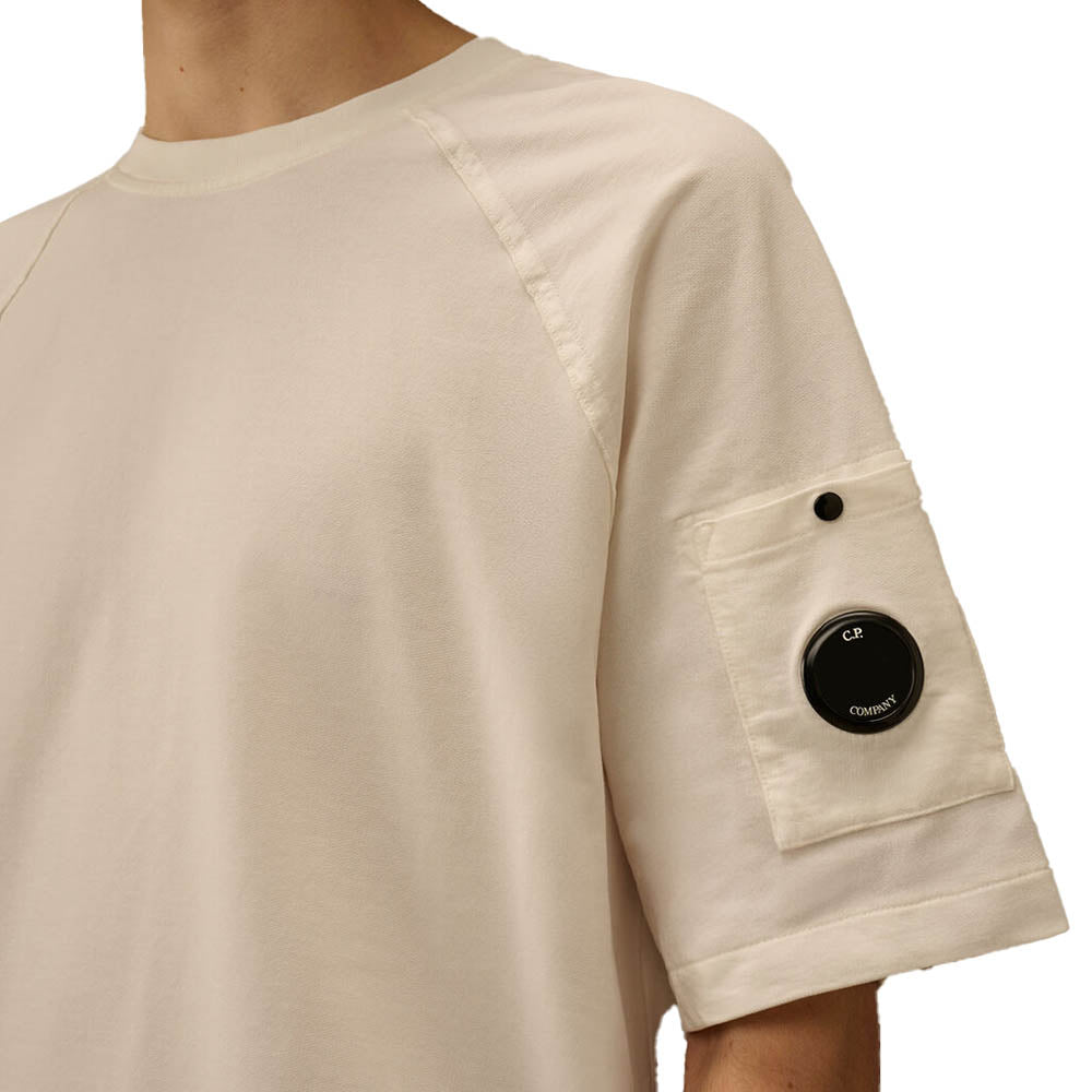 LIGHT FLEECE SHORT SLEEVE SWEATSHIRT