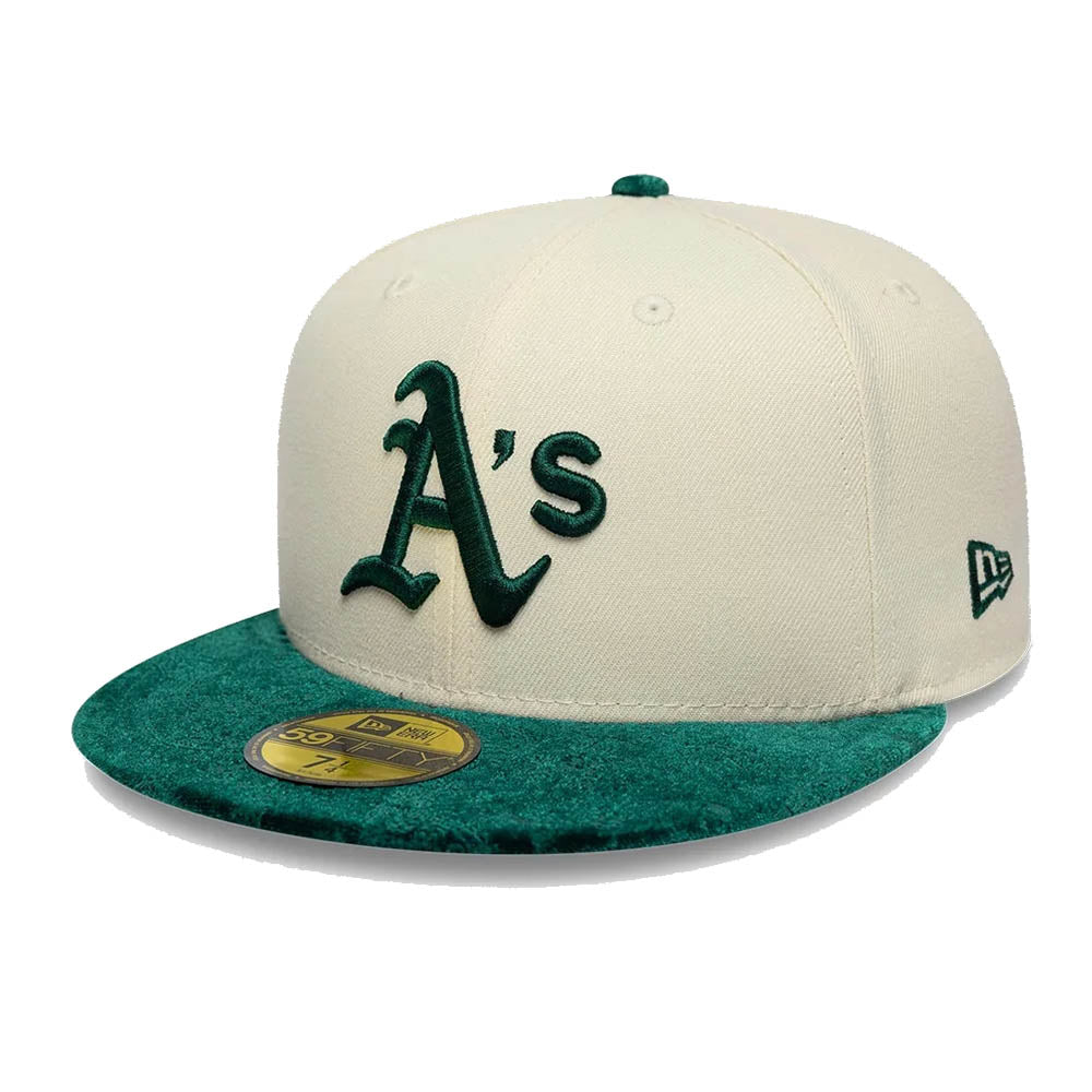 ATHLETICS MLB PAISLEY VISOR CREAM 59FIFTY CAP
