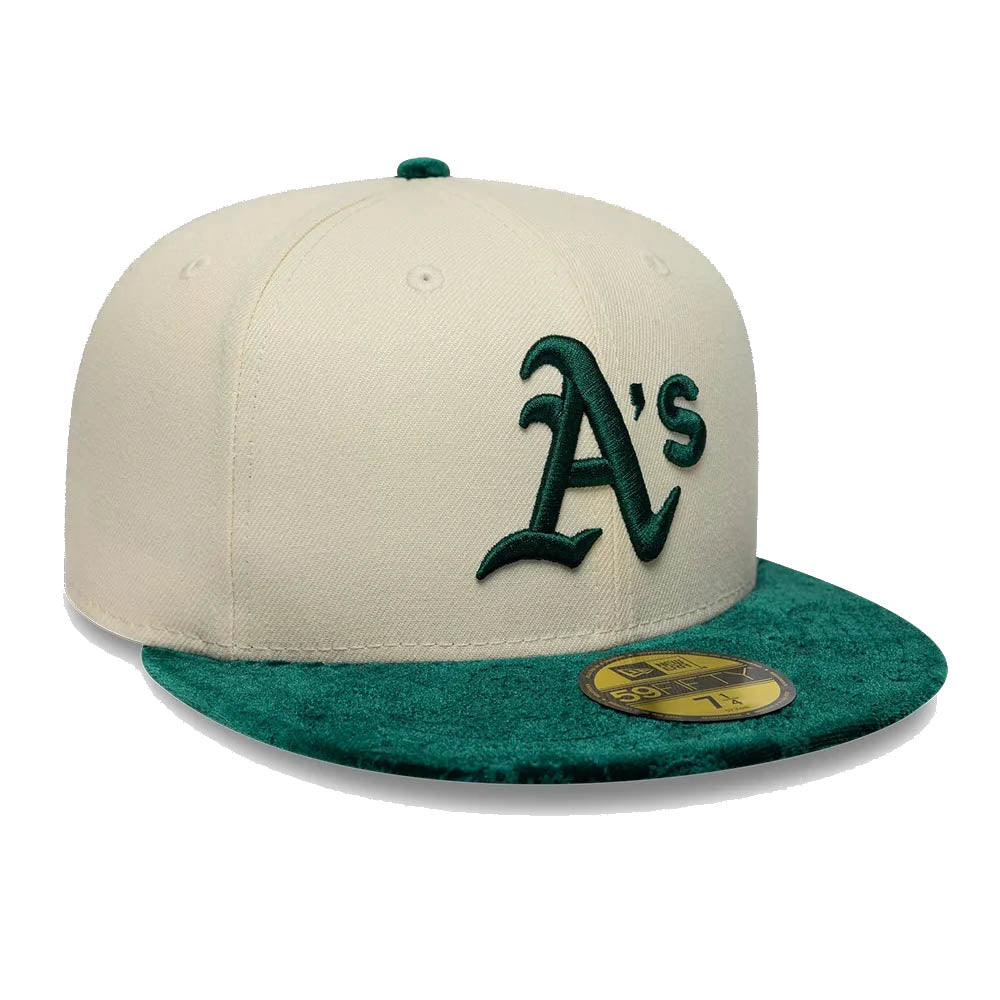 ATHLETICS MLB PAISLEY VISOR CREAM 59FIFTY CAP