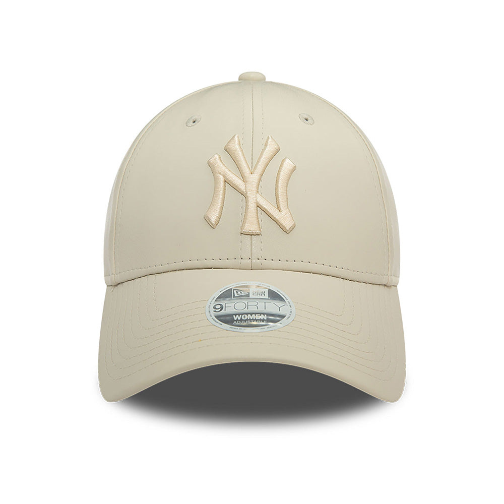 NEW YORK YANKEES FAUX LEATHER STONE 9FORTY ADJUSTABLE CAP