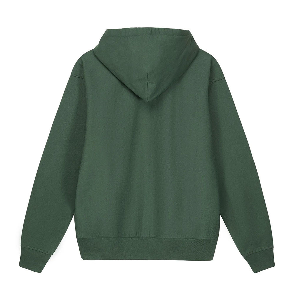 OVERDYED STOCK LOGO CREMALLERA HOODIE