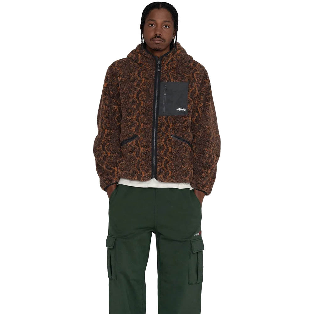 SERPIENTE JACQUARD SHERPA JACKET