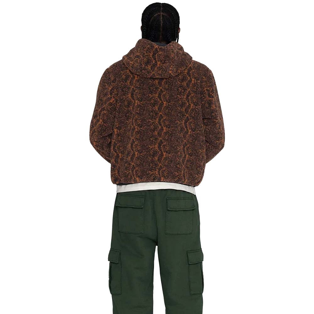 SERPIENTE JACQUARD SHERPA JACKET