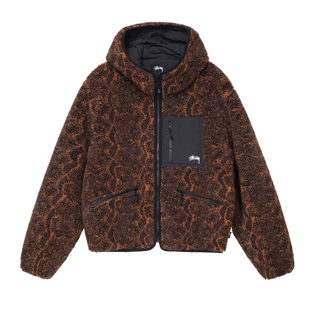 SERPIENTE JACQUARD SHERPA JACKET