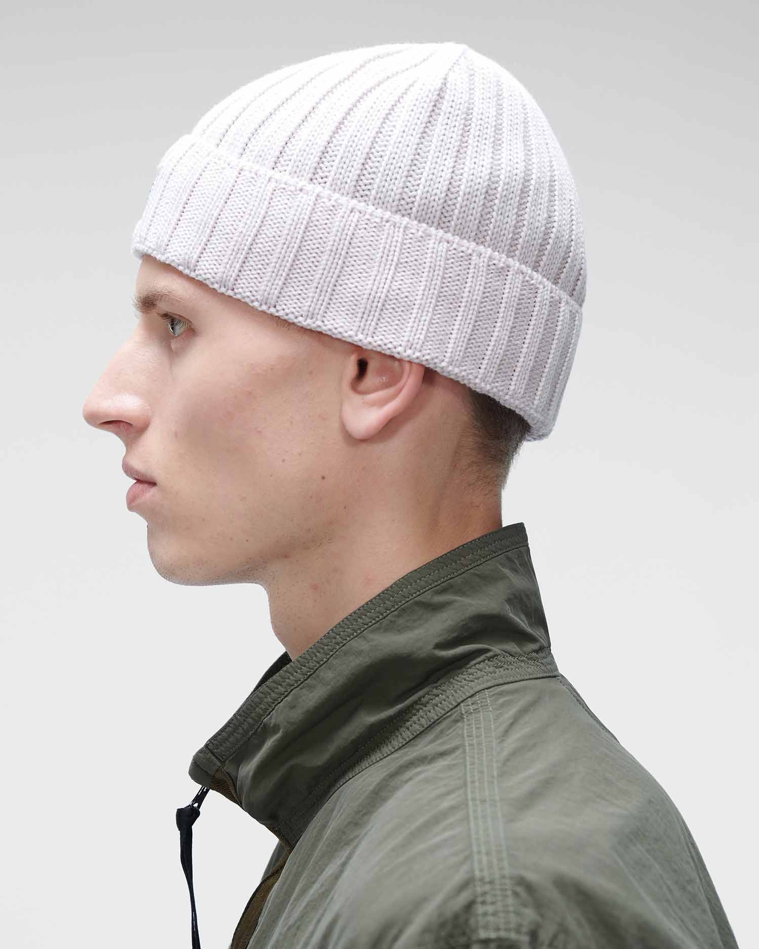 EXTRAFINO MERINO WOOL LOGO BEANIE