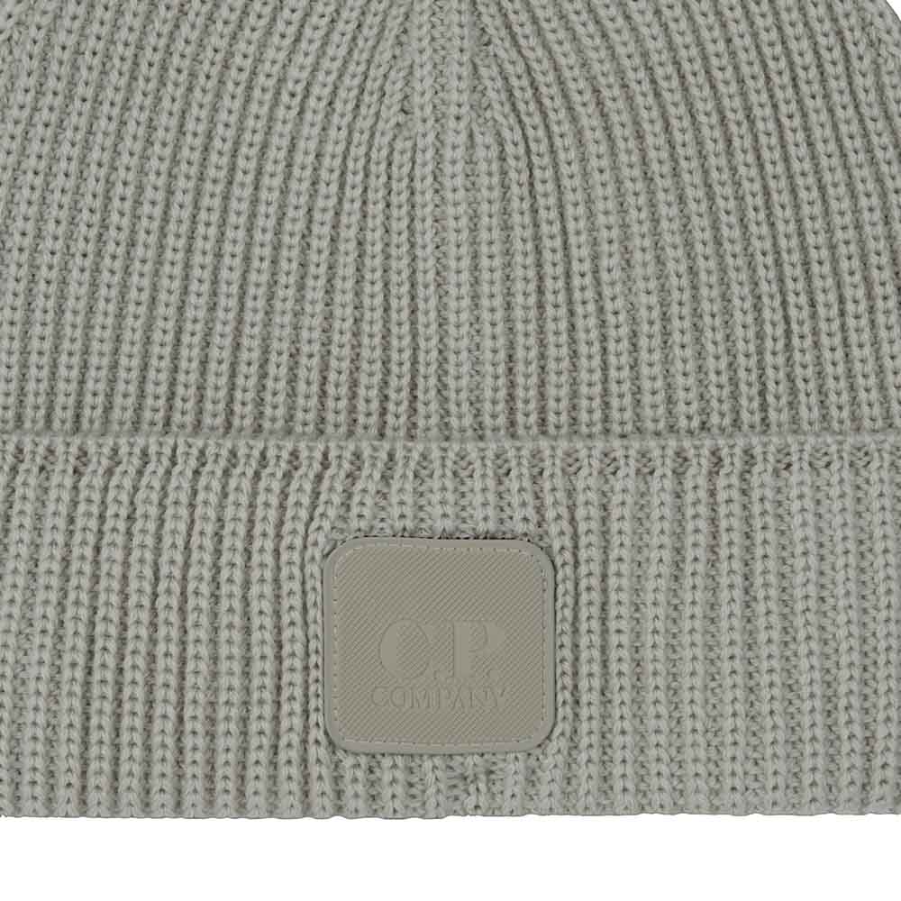 METROPOLIS SERIES MERINO WOOL LOGO BEANIE