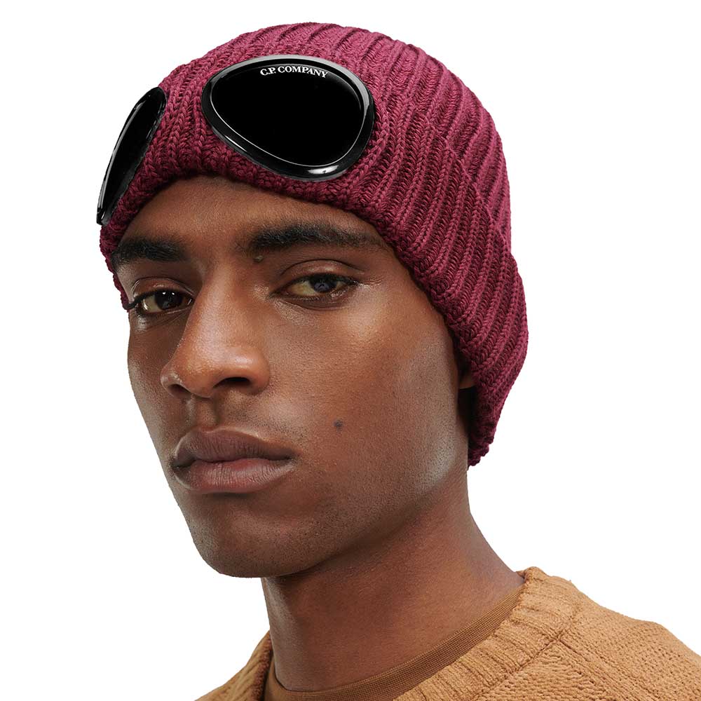 EXTRAFINO MERINO WOOL GOGGLE BEANIE