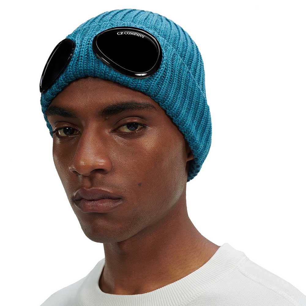 EXTRAFINO MERINO WOOL GOGGLE BEANIE