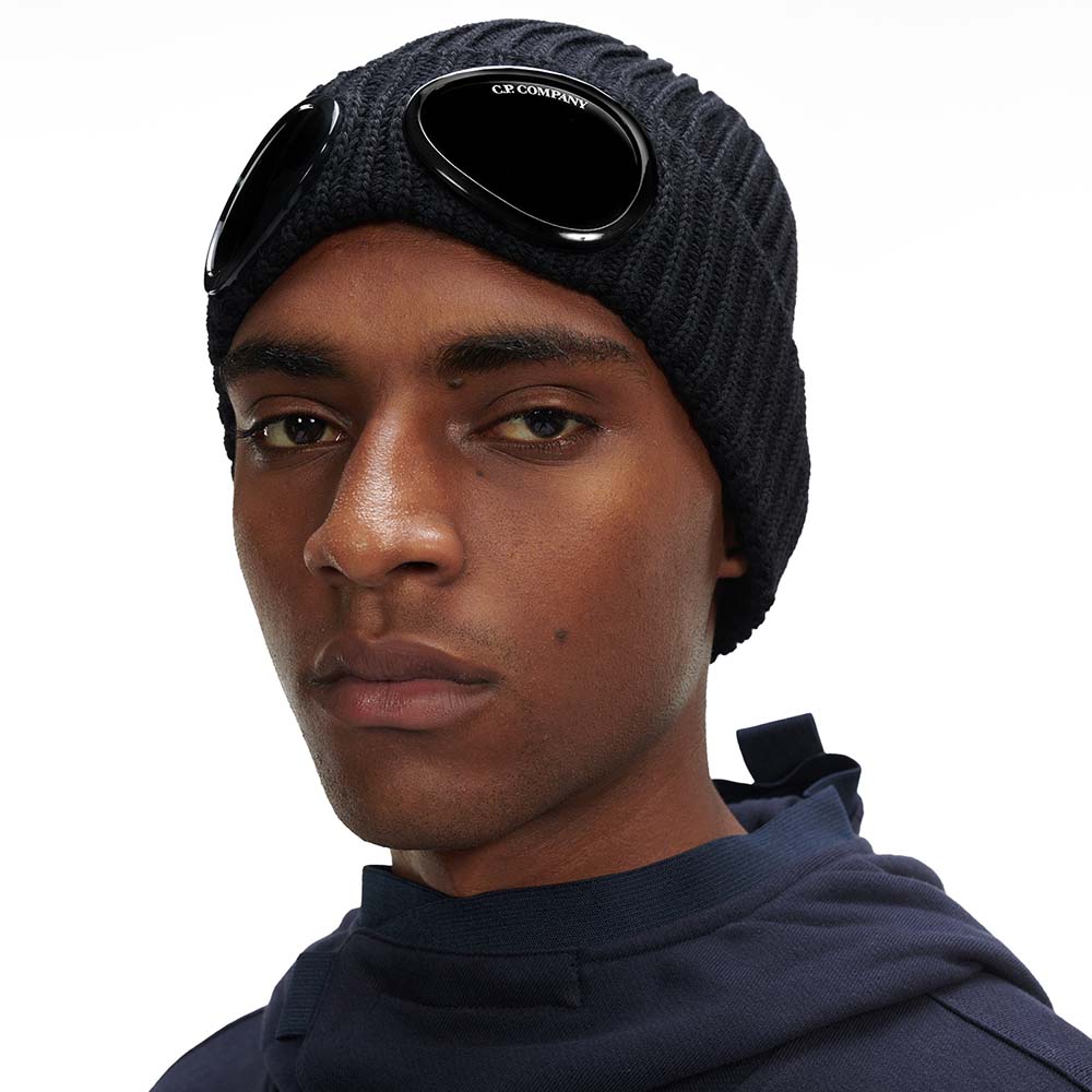 EXTRAFINO MERINO WOOL GOGGLE BEANIE