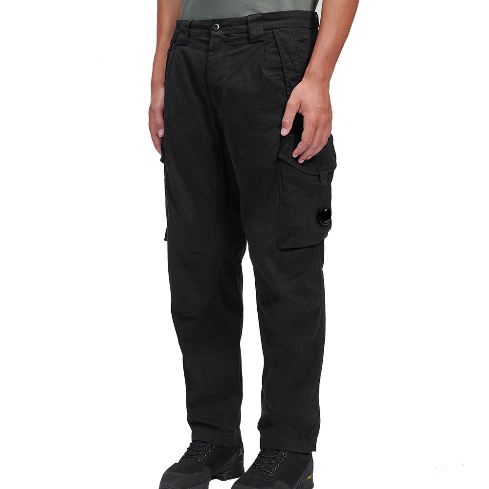 STRETCH SATEEN PANTS LOOSE FIT