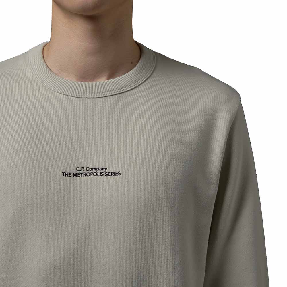 METRÓPOLIS SERIES DIAGONAL RAISED FLEECE SWEATSHIRT