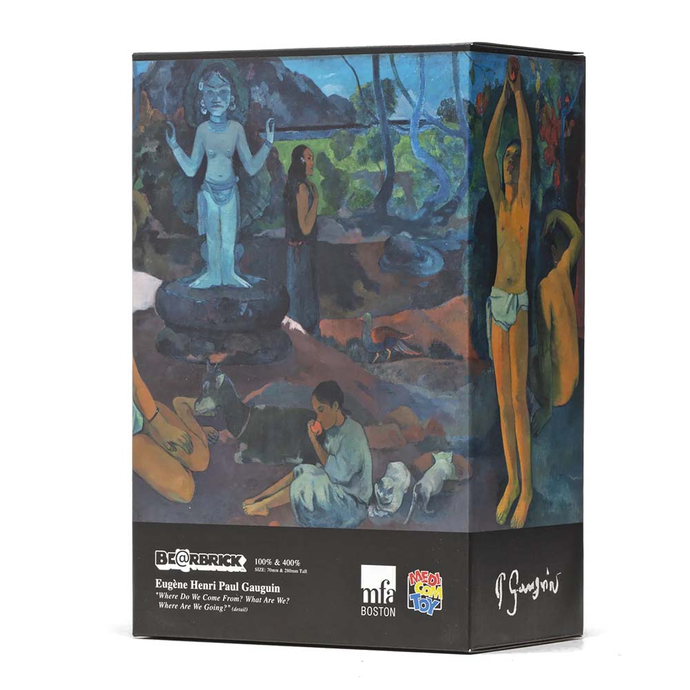 BEARBRICK 1000% GAUGUIN WHERE DO WE COME FROM? WHAT ARE WE? WHERE ARE WE GOING?