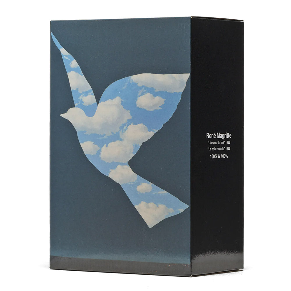 BEARBRICK 1000% MAGRITTE L'OISEAU DE CIEL / LA BELLE SOCIETE