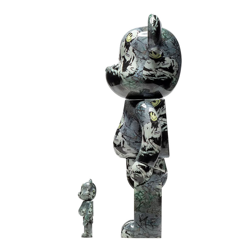 BEARBRICK 400% RIOT COP 2-PACK