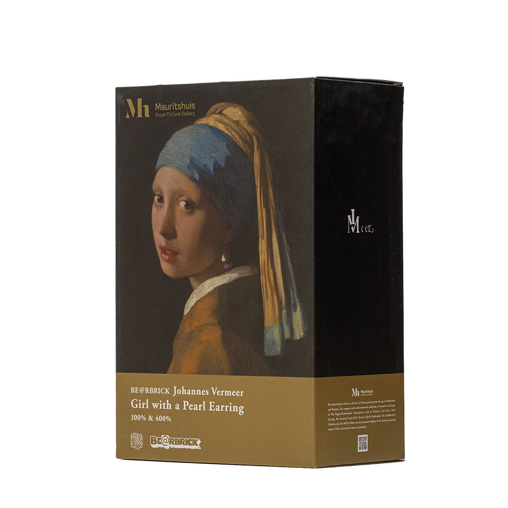 BEARBRICK 400% VERMEER GIRL WITH A PEARL EARRING 2-PACK