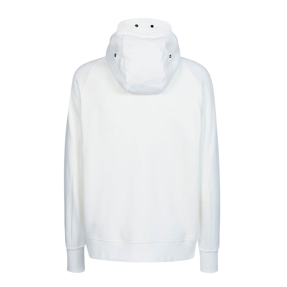 DIAGONAL RAISED FLEECE SPLIT GOGGLE HOODIE