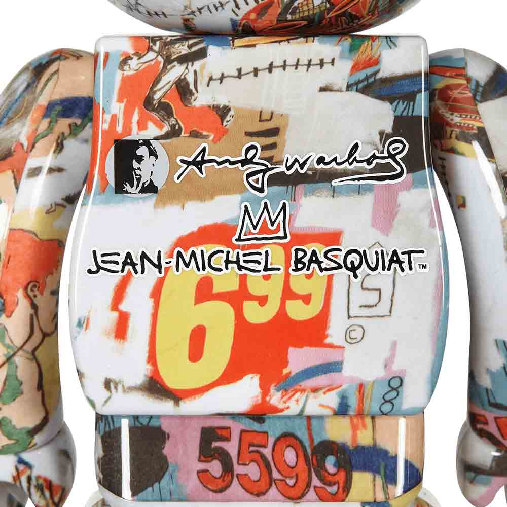 BEARBRICK 400% WARHOL X BASQUIAT #4