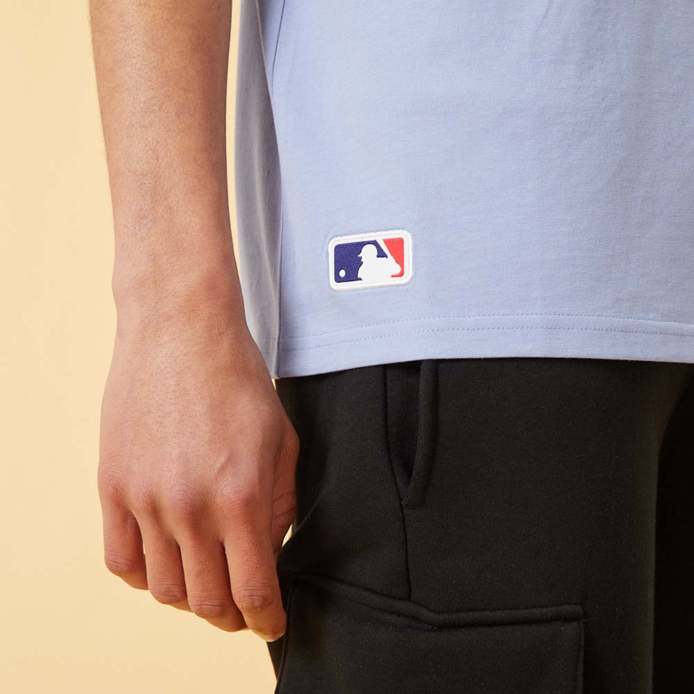 NEW YORK YANKEES LOGO BLUE OVERSIZED T-SHIRT