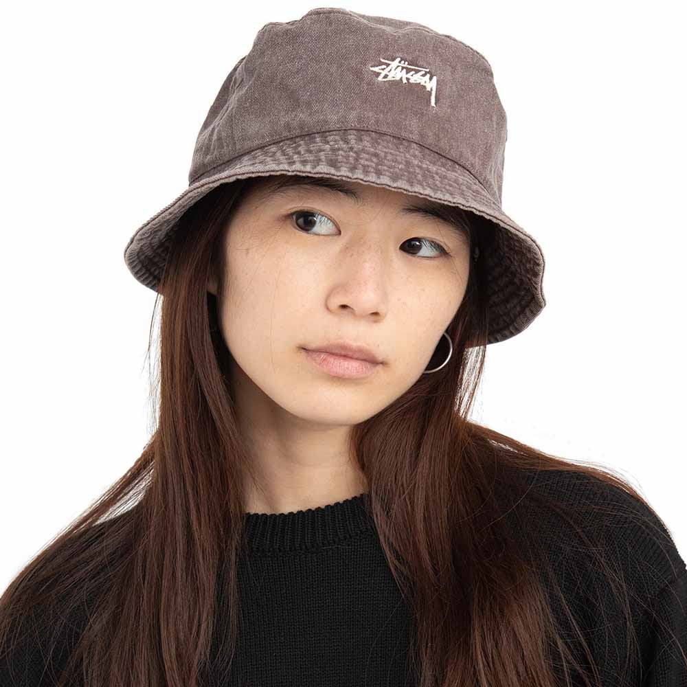WASHED STOCK BUCKET HAT