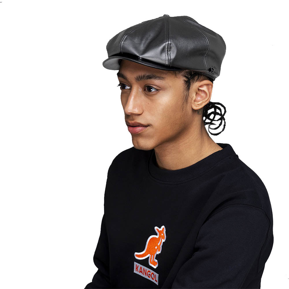 FAUX LEATHER CAP