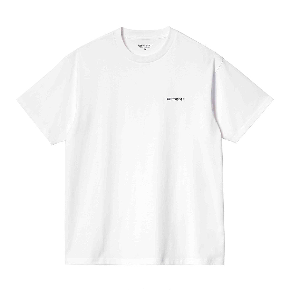 S/S SCRIPT EMBROIDERY T-SHIRT