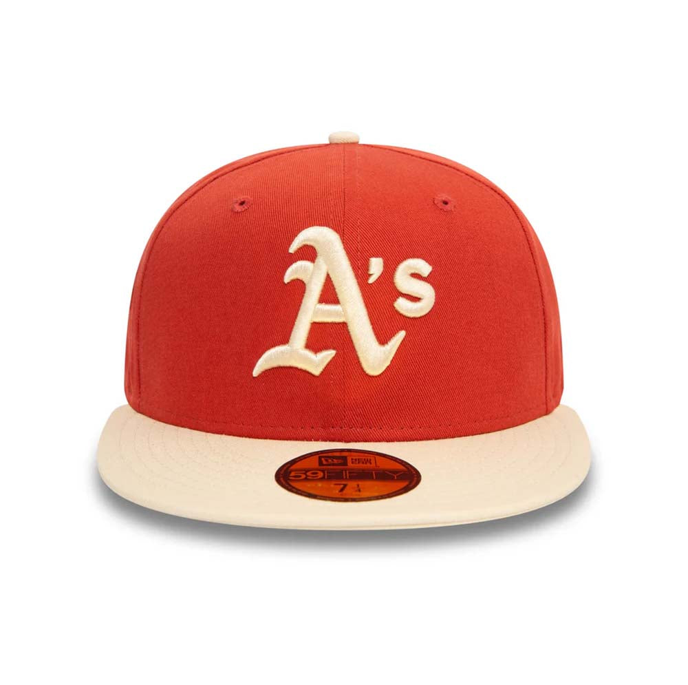 OAKLAND ATHLETICS MLB SIDE PATCH RED 59FIFTY CAP