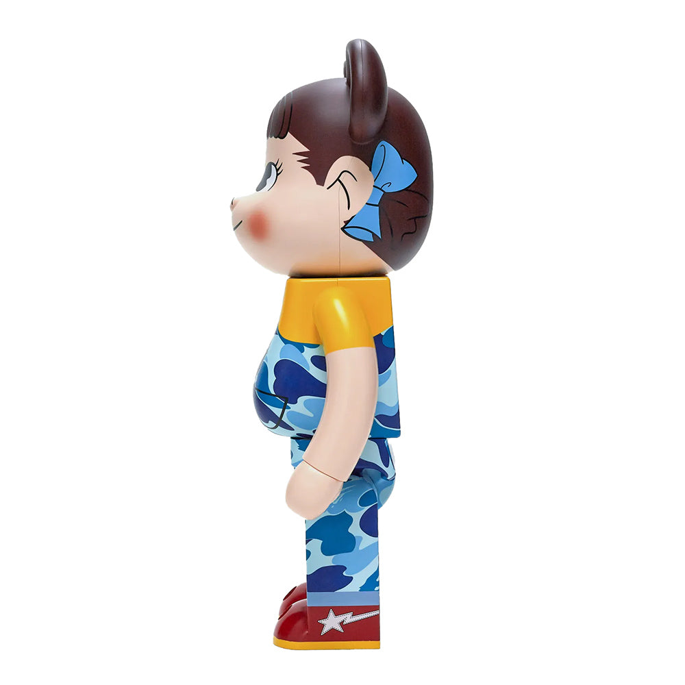 BEARBRICK 1000% BAPE X PEKO-CHAN BLUE