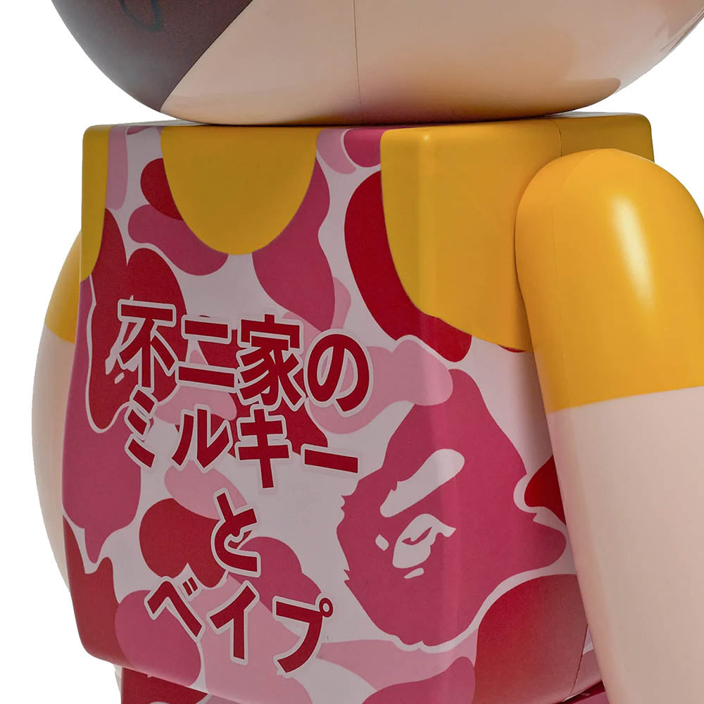 BEARBRICK 1000% BAPE X PEKO-CHAN PINK