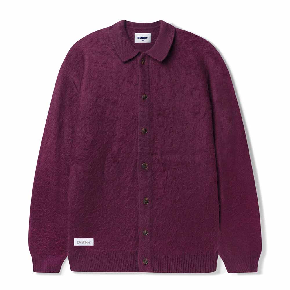 MOHAIR BUTTON UP KNITTED SHIRT