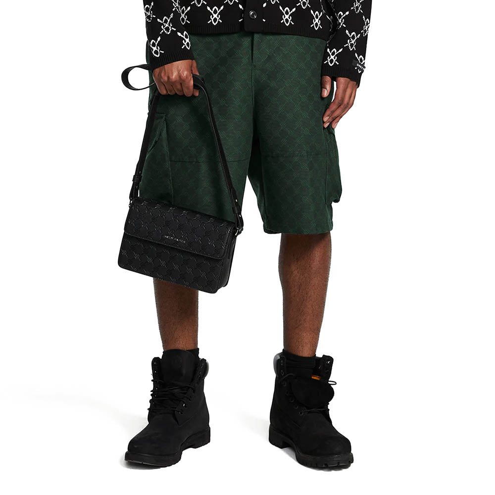 BENJI MONOGRAM CARGO SHORTS