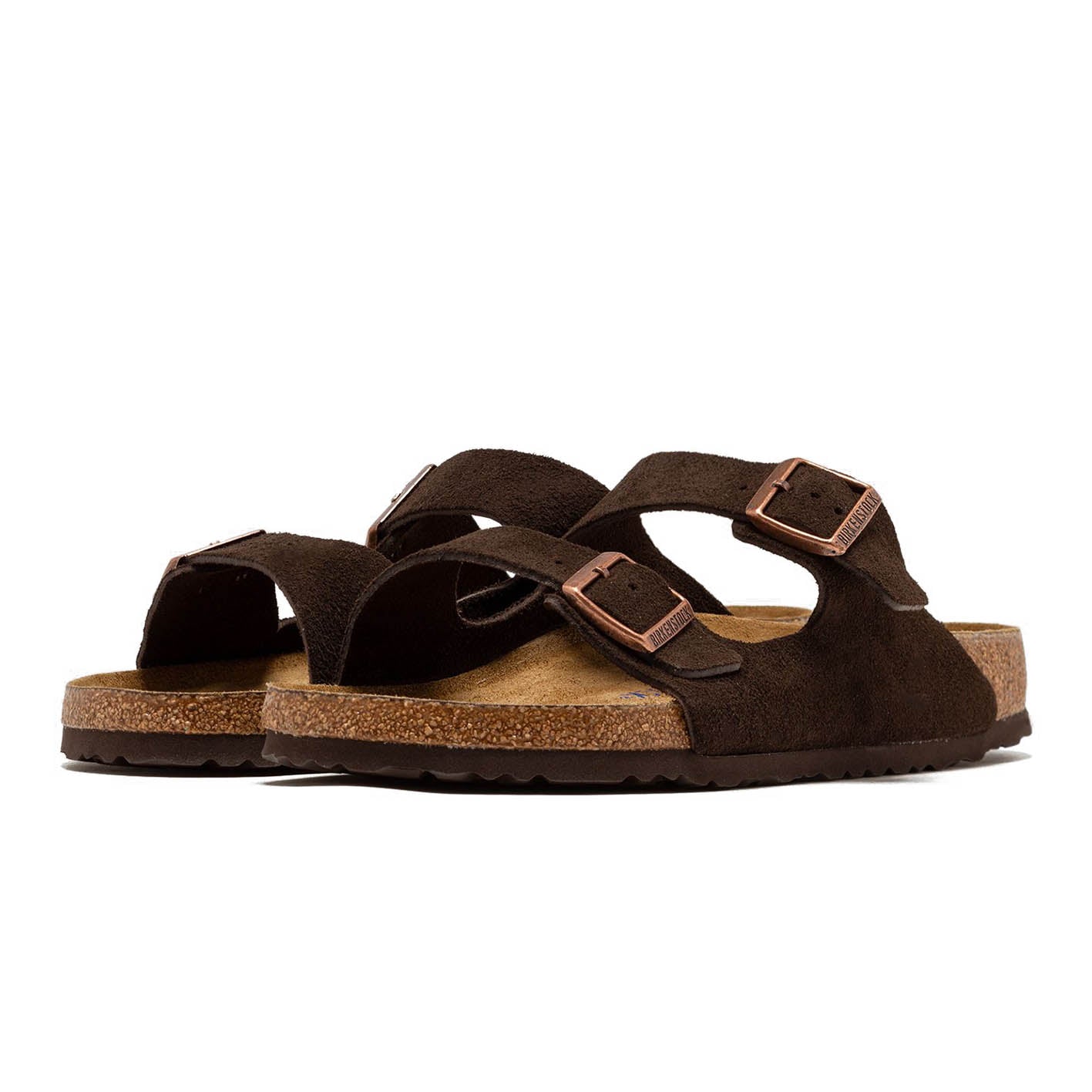 ARIZONA SOFT FOOTBED MOCCA SUEDE LEATHER