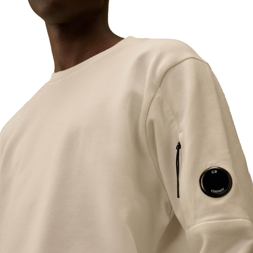 DIAGONAL RAISED FLEECE CREWNECK LENS SWEATSHIRT