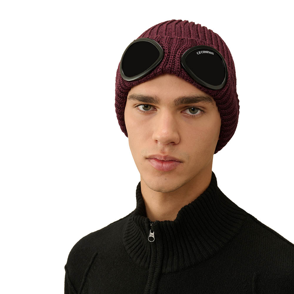 EXTRA FINE MERINO WOOL GOGGLE BEANIE