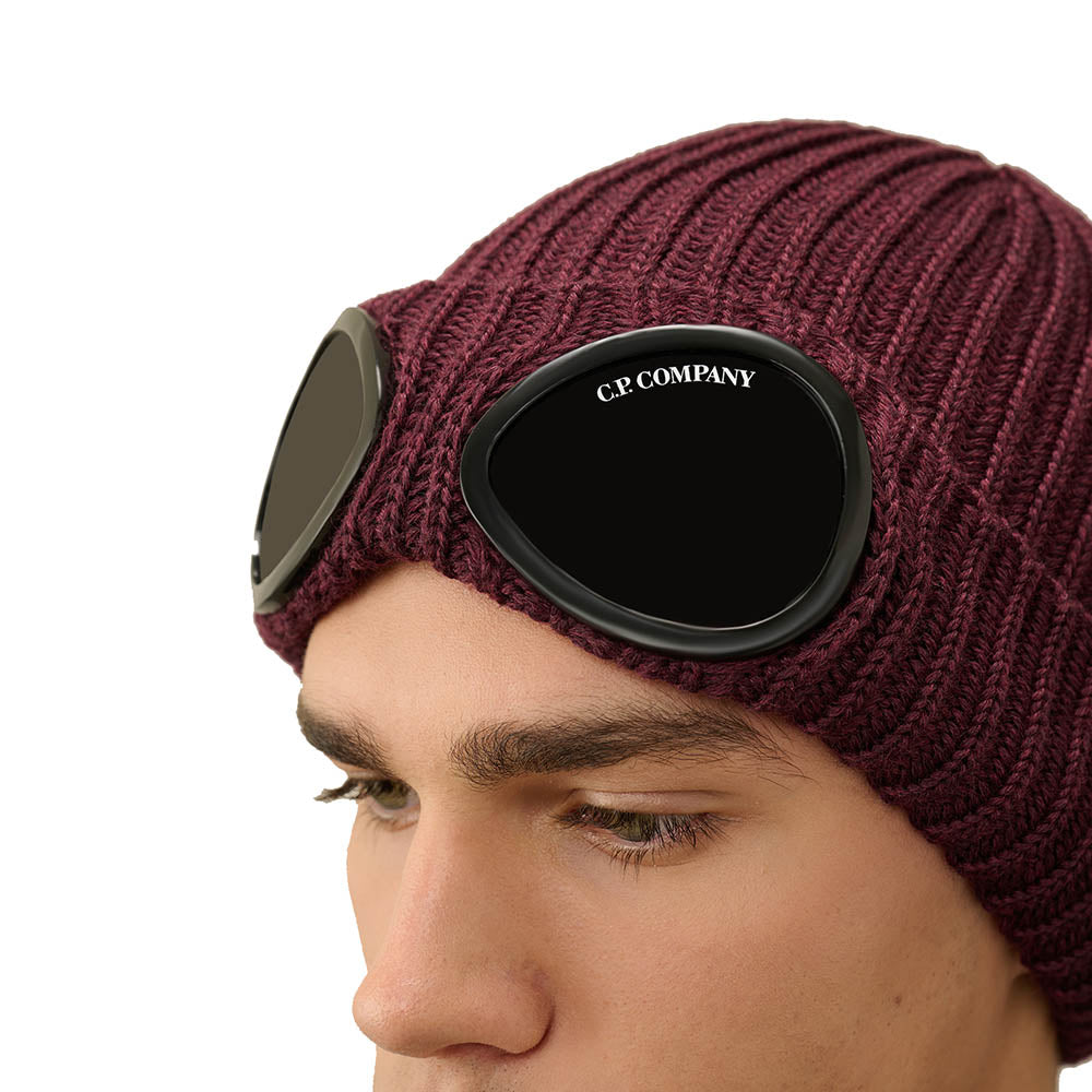 EXTRA FINE MERINO WOOL GOGGLE BEANIE