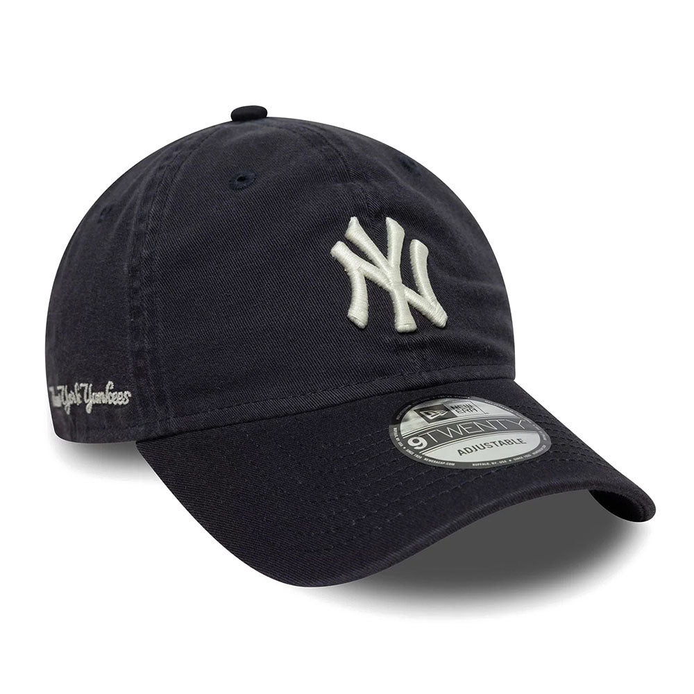 NEW YORK YANKEES MLB WASHED SCRIPT NAVY 9TWENTY CAP
