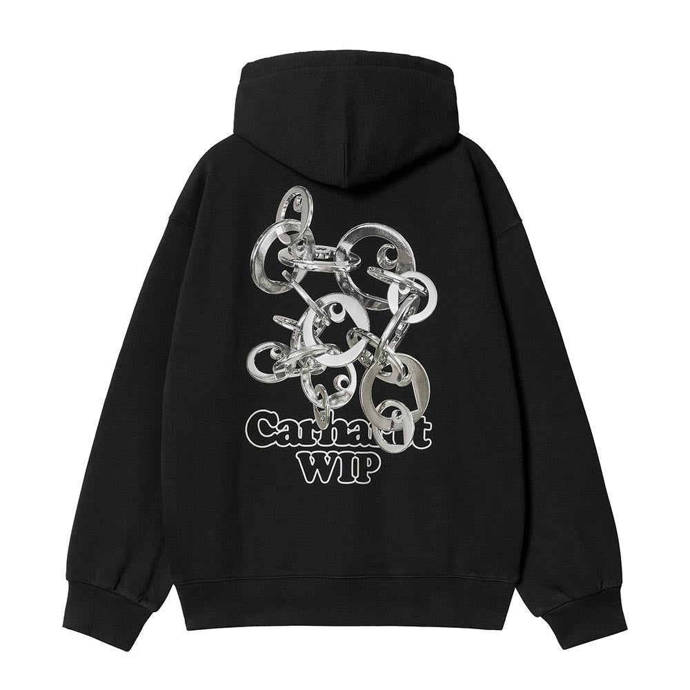 HOODED CHARM LINK SWEAT