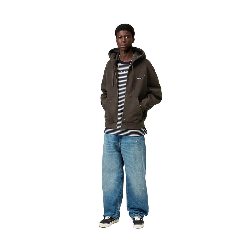 HOODED PAINTER JACKET