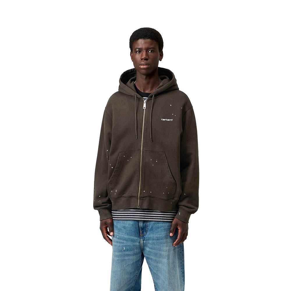 HOODED PAINTER JACKET