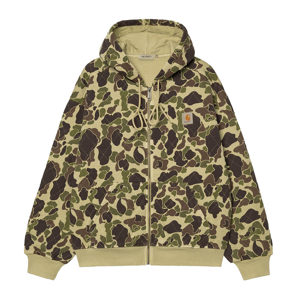 HOODED VISTA QUILTED SWEAT JACKET