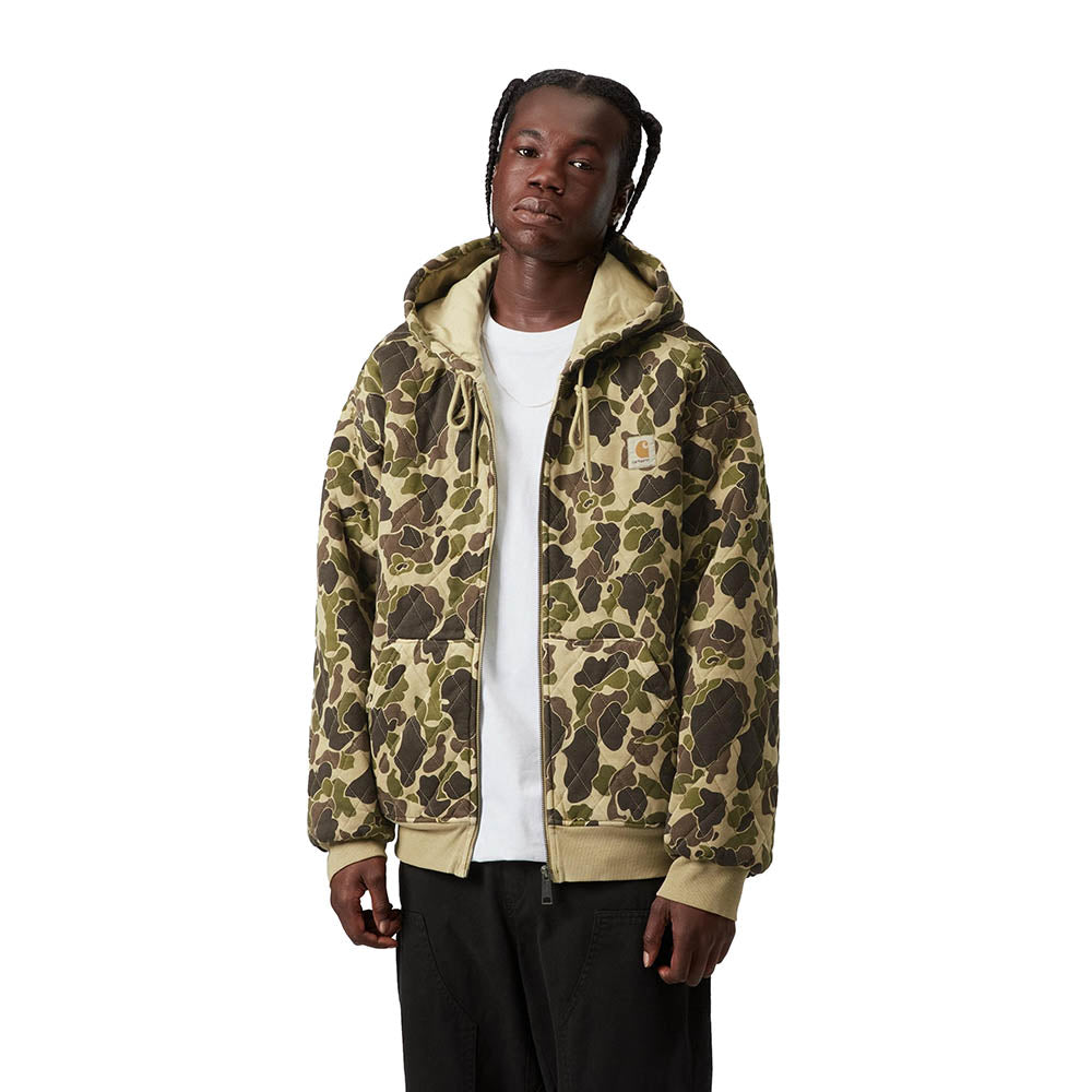 HOODED VISTA QUILTED SWEAT JACKET