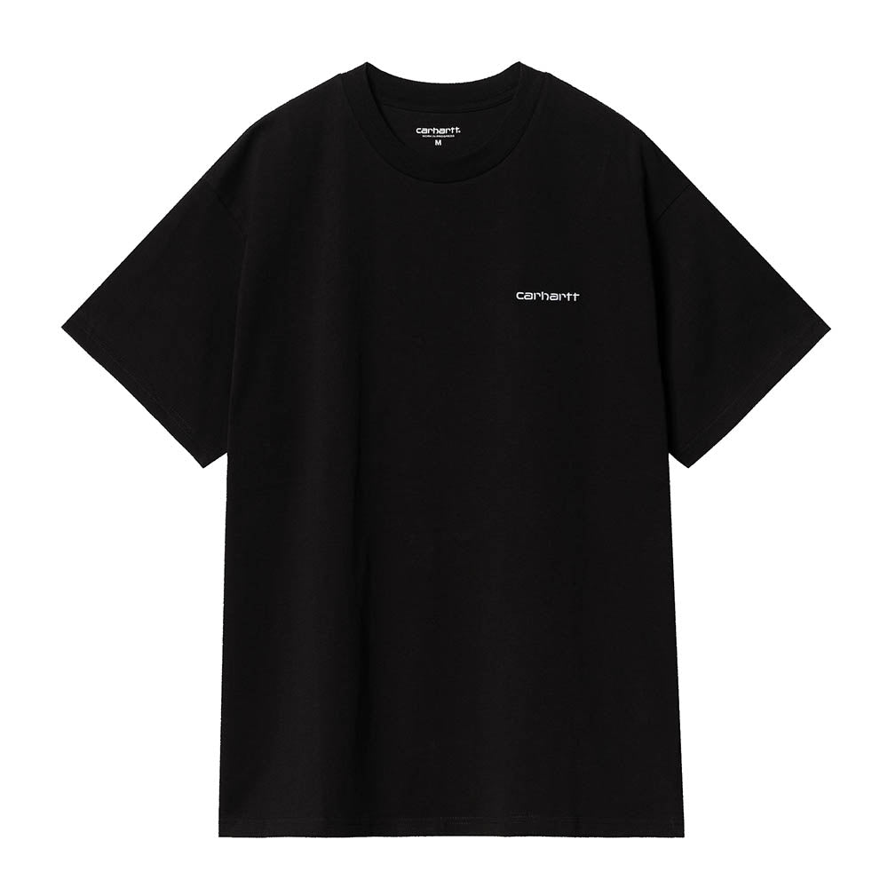 S/S SCRIPT EMBROIDERY T-SHIRT