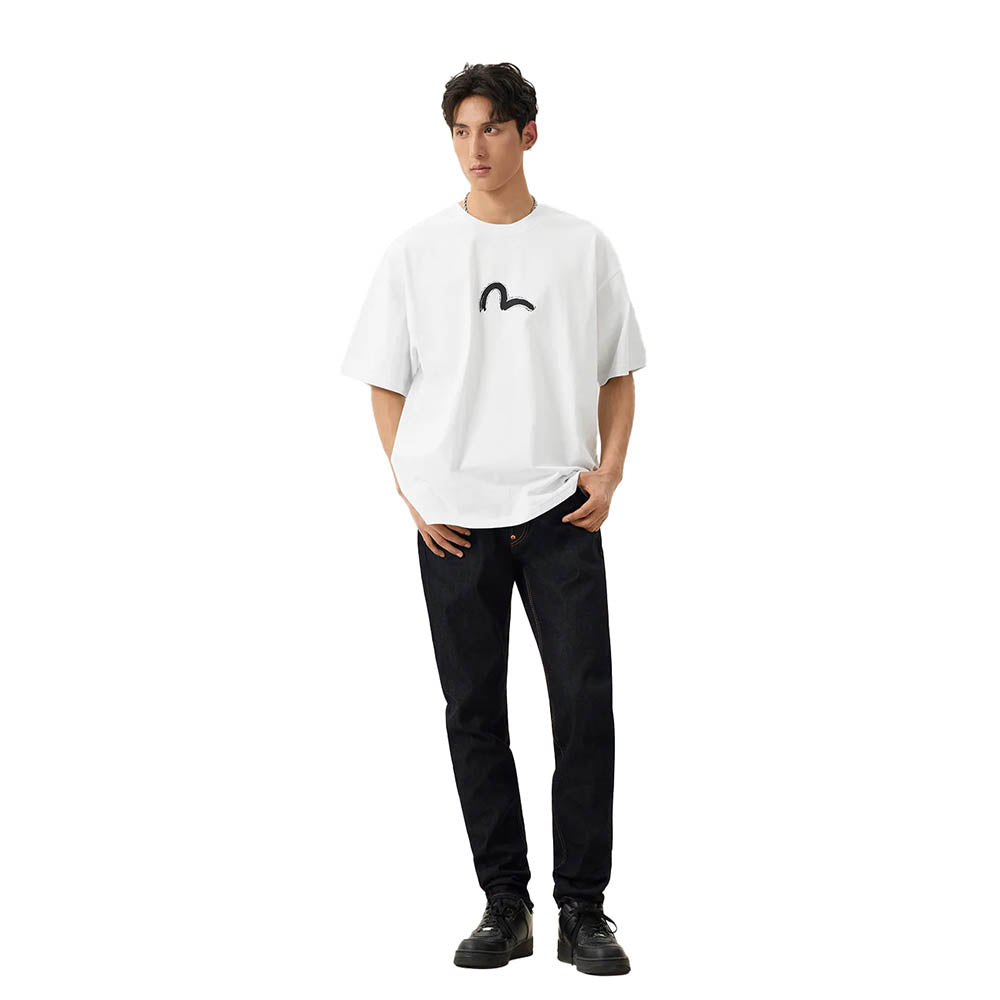 HAND-BRUSHED DAICOCK PRINT T-SHIRT