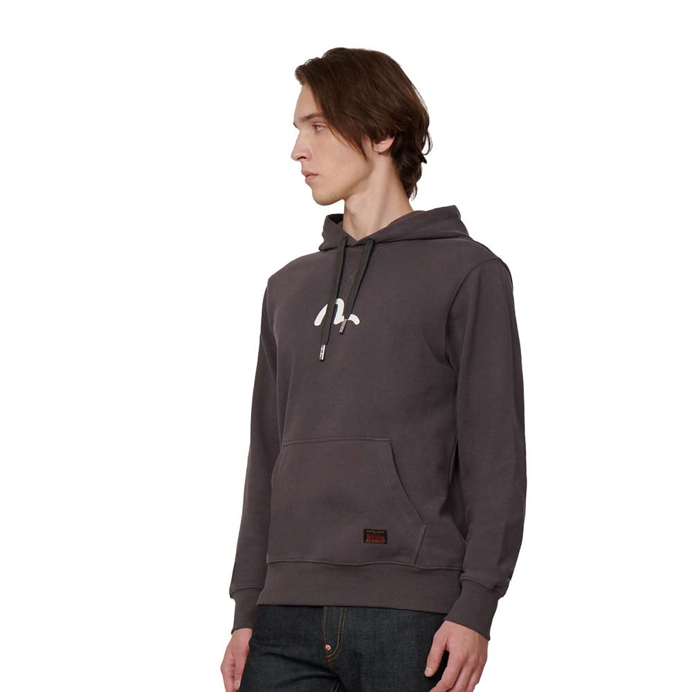 SEAGULL PRINT HOODED SWEATSHIRT