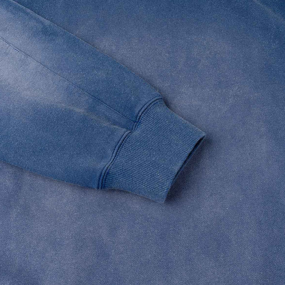 HEAVY WEIGHT WASHED EV AND SEAGULL PATCHES EMBROIDERY HOODIE