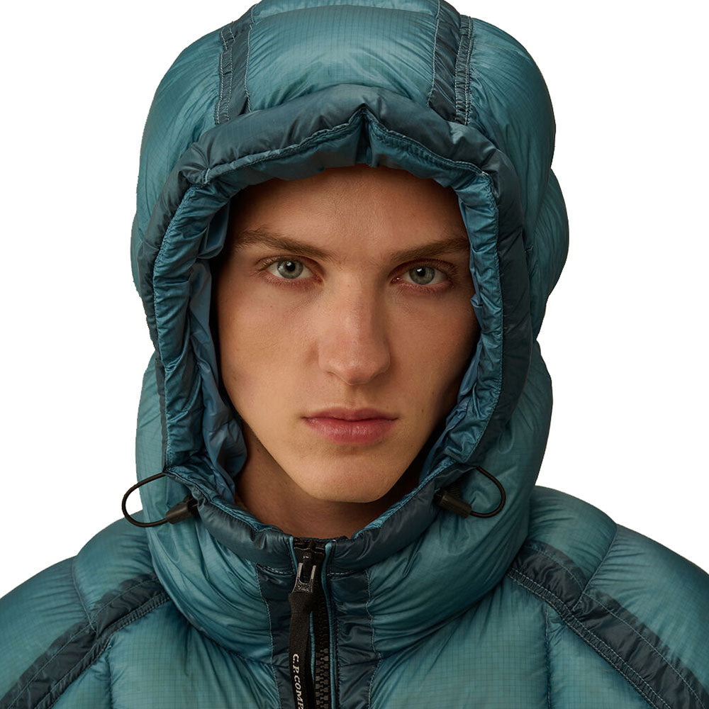 D.D. SHELL HOODED DOWN PUFFER JACKET
