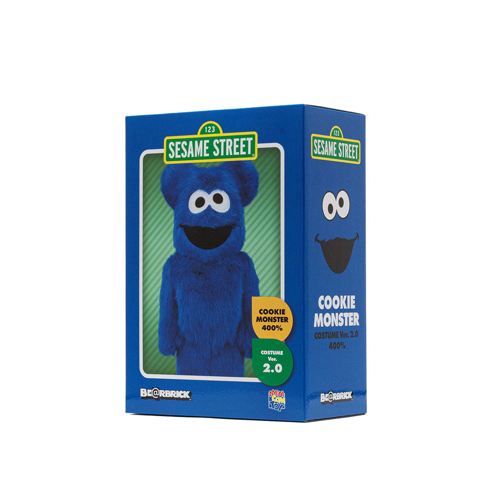 BEARBRICK 400% SESAME STREET COOKIE MONSTER COSTUME VERSION 2.0