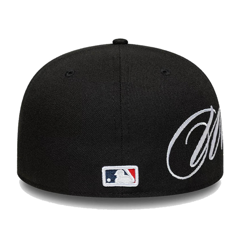 CHICAGO WHITE SOX MLB SIDE SCRIPT BLACK LOW PROFILE 59FIFTY CAP