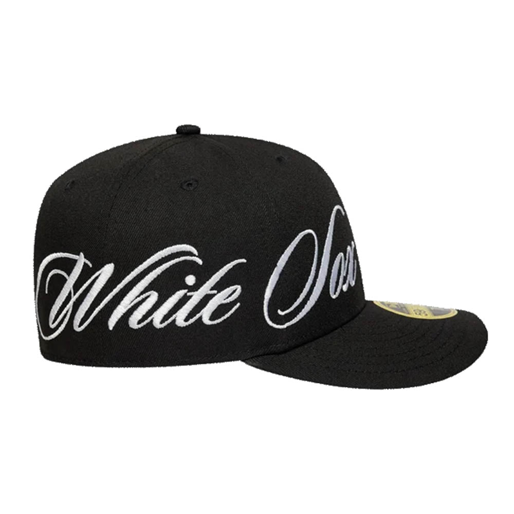 CHICAGO WHITE SOX MLB SIDE SCRIPT BLACK LOW PROFILE 59FIFTY CAP